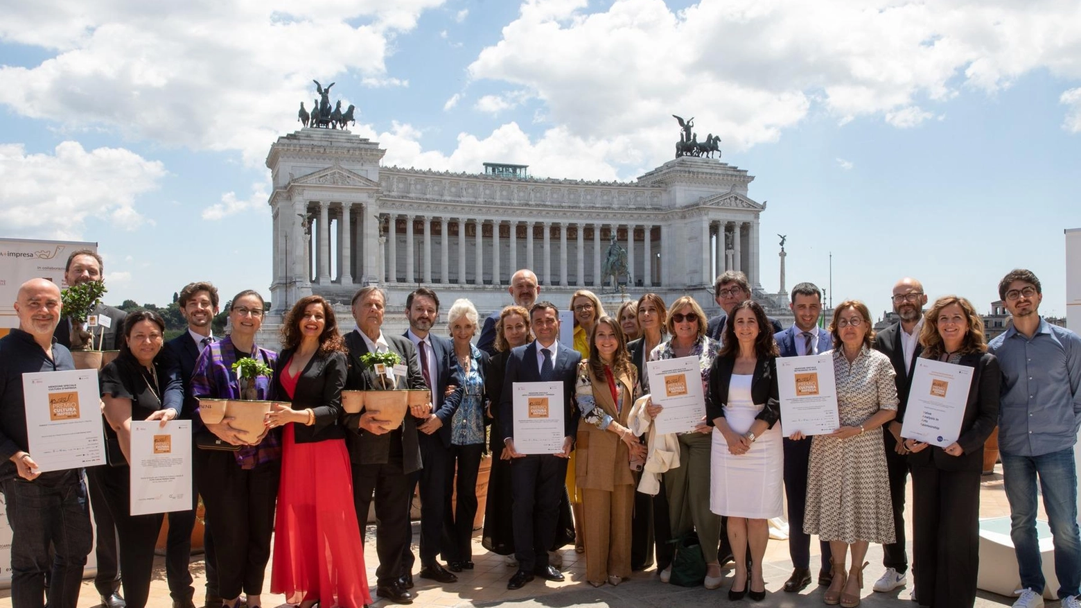 Il ’pavone’ premiato a Roma  Sinergia fra  Comune e  Marazzi