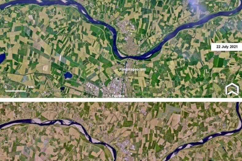 Siccità: la situazione del Po