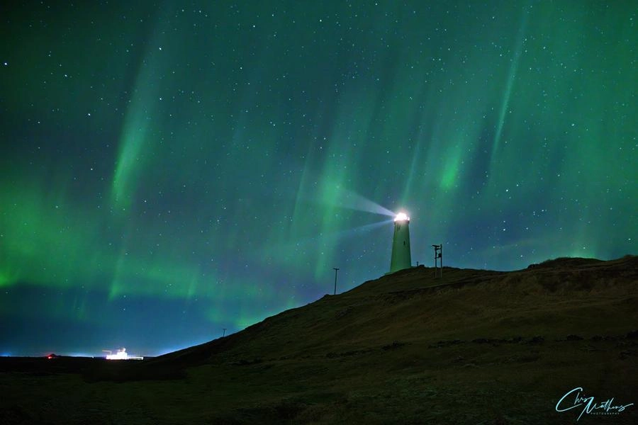 Aurora fotografata da Christopher Mathews