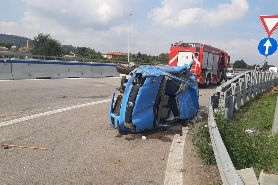 Incidente sulla E45, tre morti (foto Ravaglia)