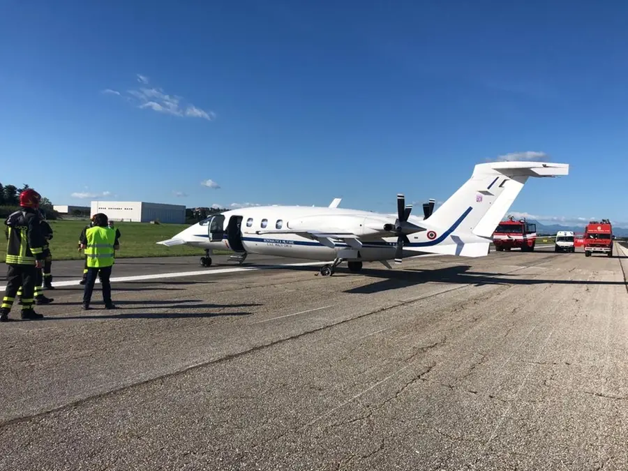 Aeroporto di Ancona: bird strike in decollo per volo militare