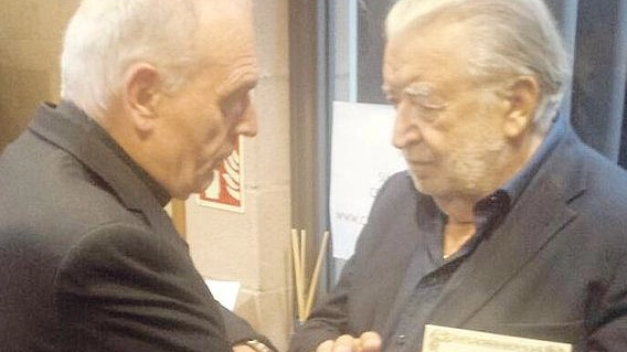 Il vescovo Camisasca ha incontrato l'amico Pupi Avati a Scandiano 