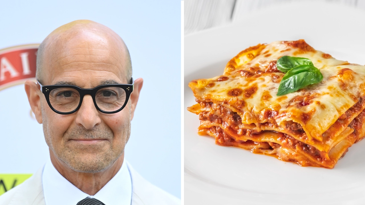 L'attore Stanley Tucci elegge le lasagne a suo cibo preferito