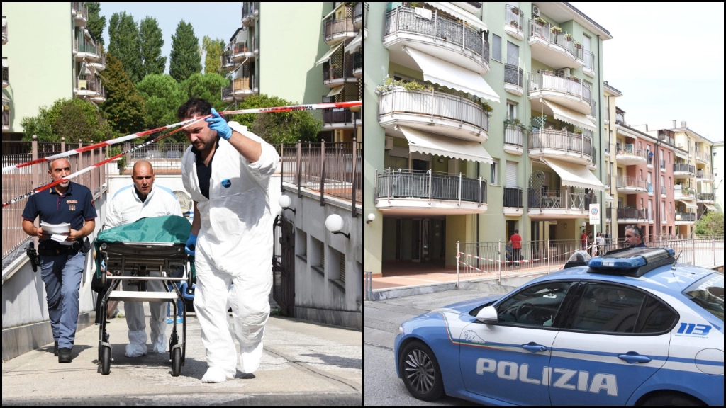 Omicidio a Rimini via del Ciclamino: Pierina Paganelli è stata uccisa a coltellate (foto Migliorini)