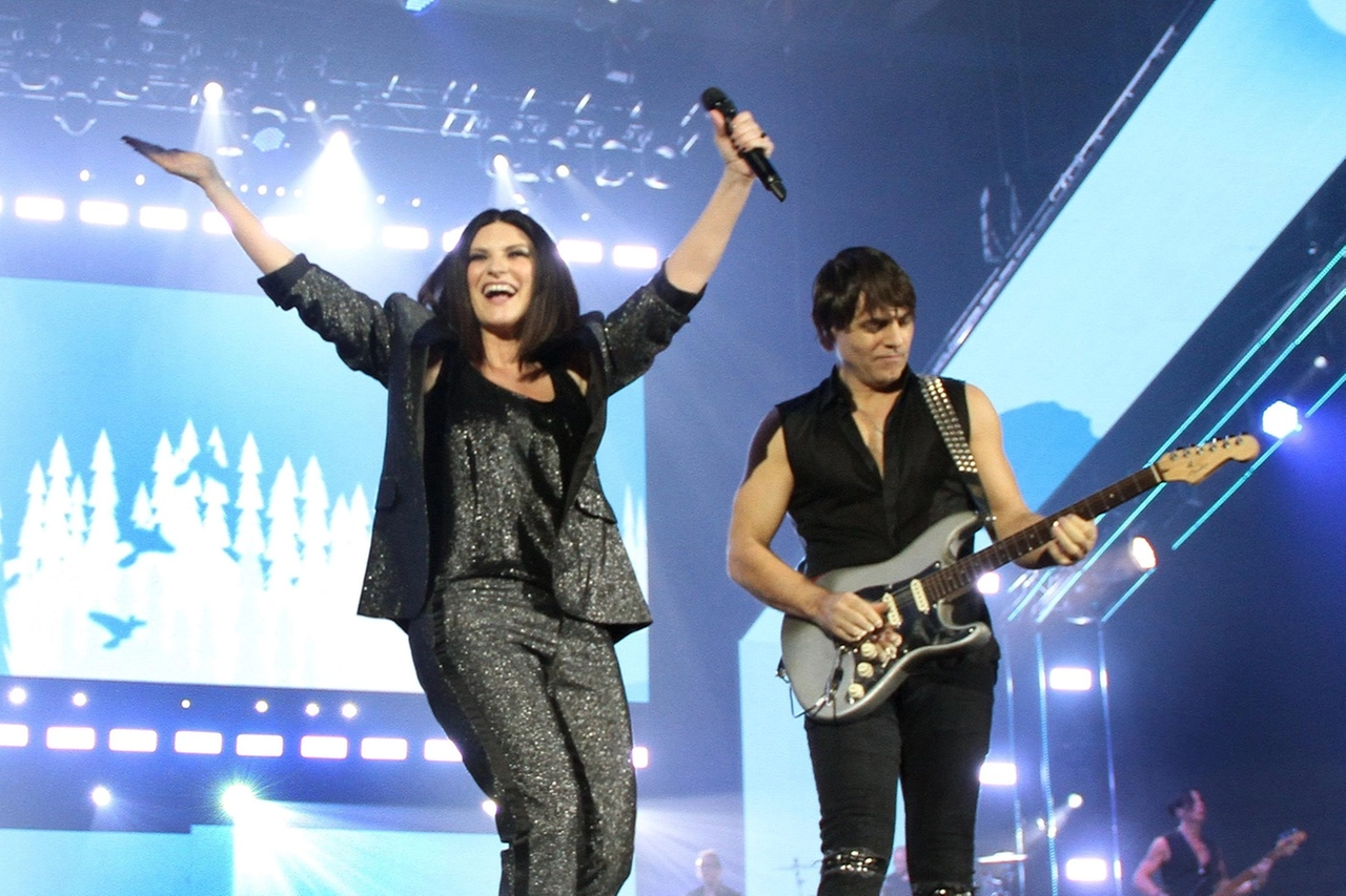 Laura Pausini al Mandela (Foto Tania Bucci / NewPressPhoto)