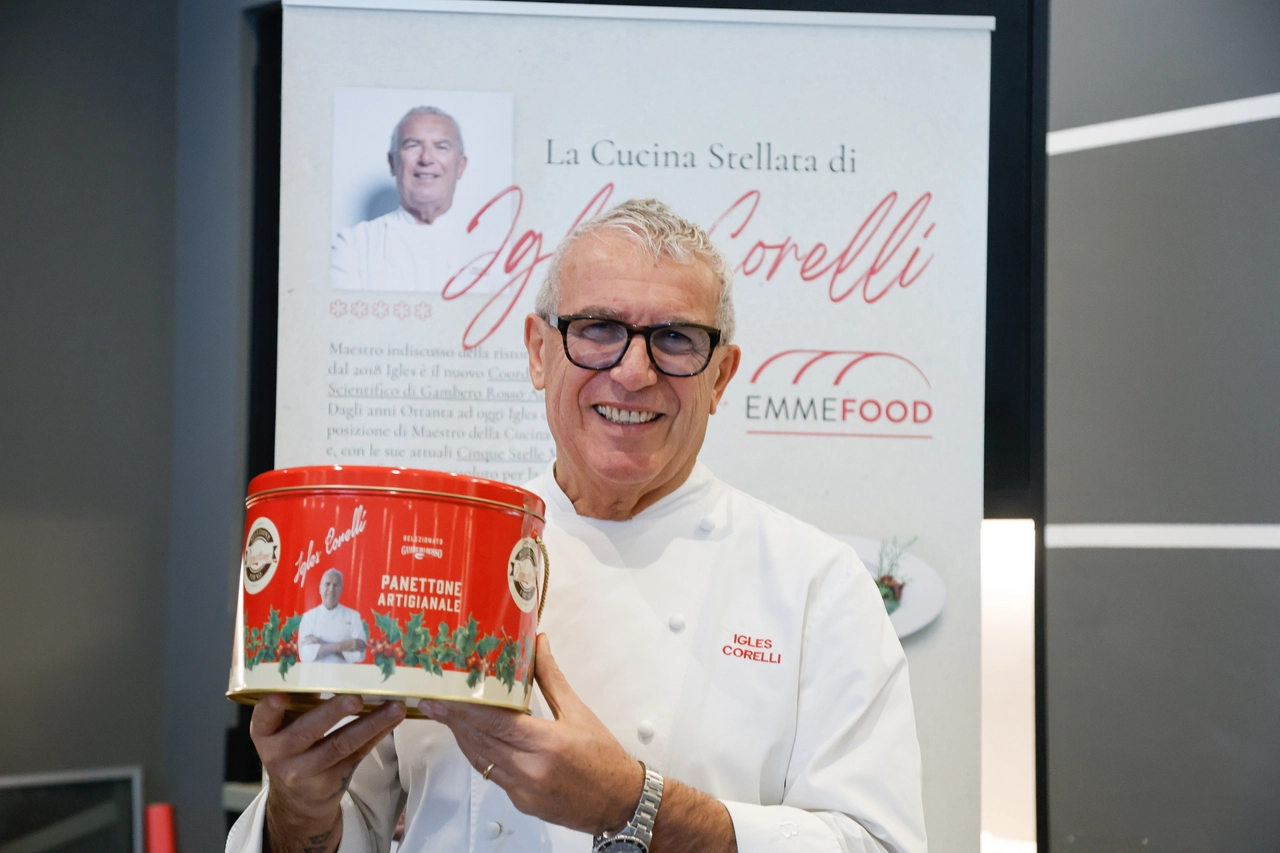 Lo chef Corelli presenta il suo menù delle feste