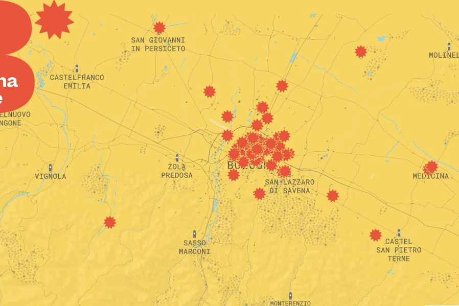 La mappa interattiva di Bologna Estate