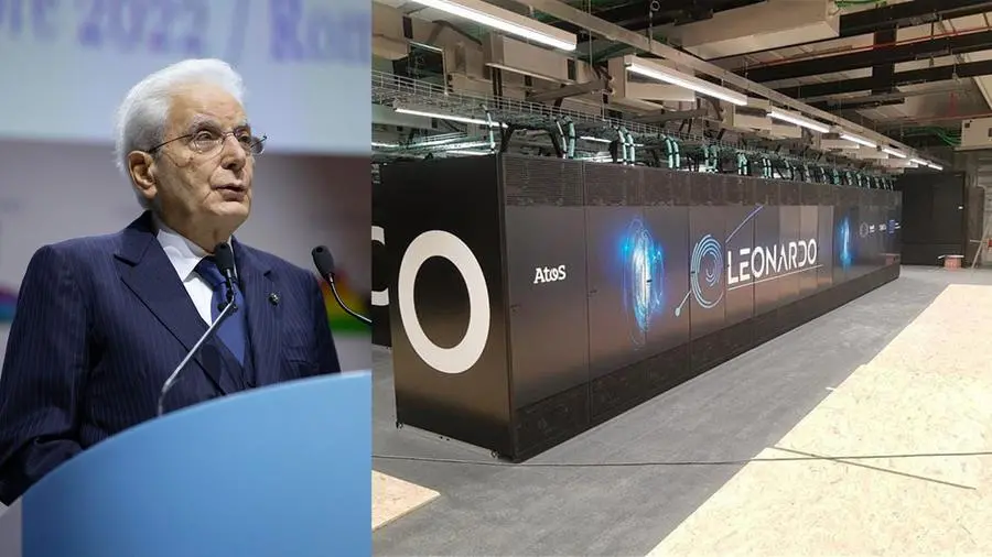 Mattarella al Tecnopolo di Bologna, il presidente inaugura il computer Leonardo