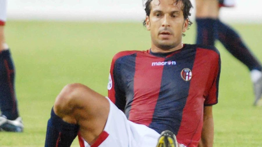 Bombardini con la maglia del Bologna