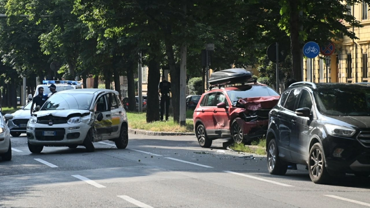 L'incidente in viale Aldini