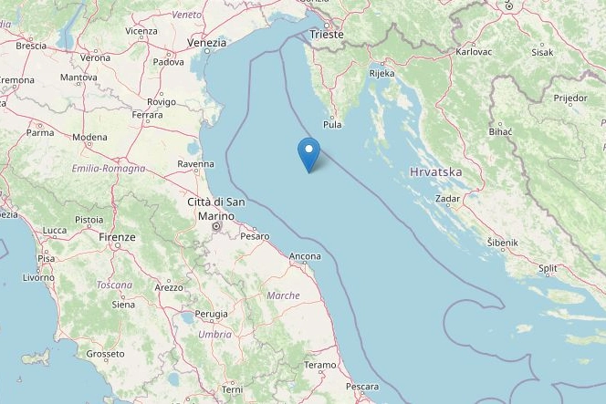 Terremoto nell'Adriatico