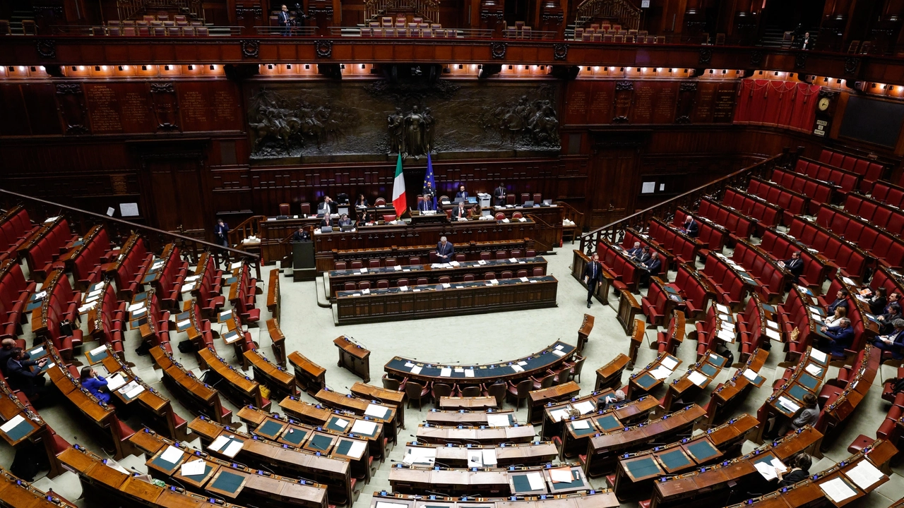 Una veduta della Camera dei deputati