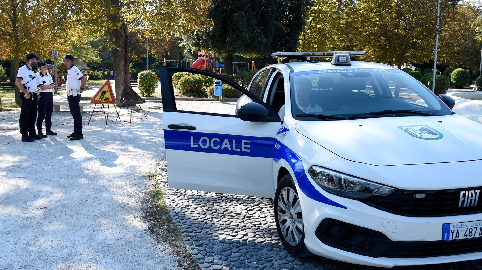 E' intervenuta la polizia locale (foto di repertorio)