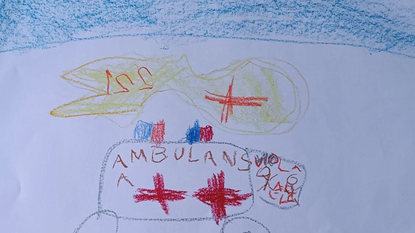 I disegni dei bambini  Paure e sorrisi post-dramma