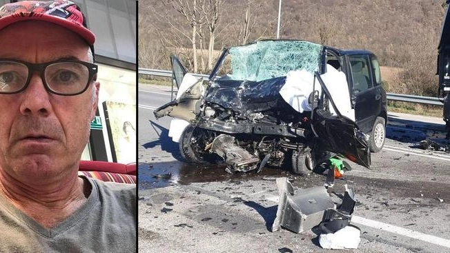 Paolo Formica, operaio di 61 anni morto nell'incidente ad Acqualagna