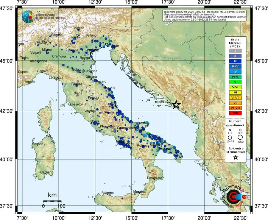 Terremoto in Bosnia di magnitudo 6, una vittima e feriti. Paura in Italia: la mappa Ingv