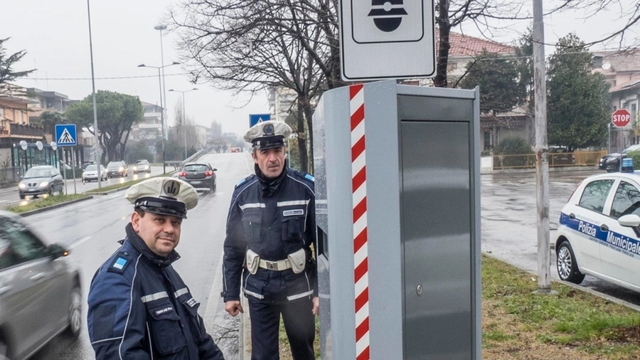 L’autovelox fisso di via Settembrini davanti all’ospedale ’Infermi’ di Rimini