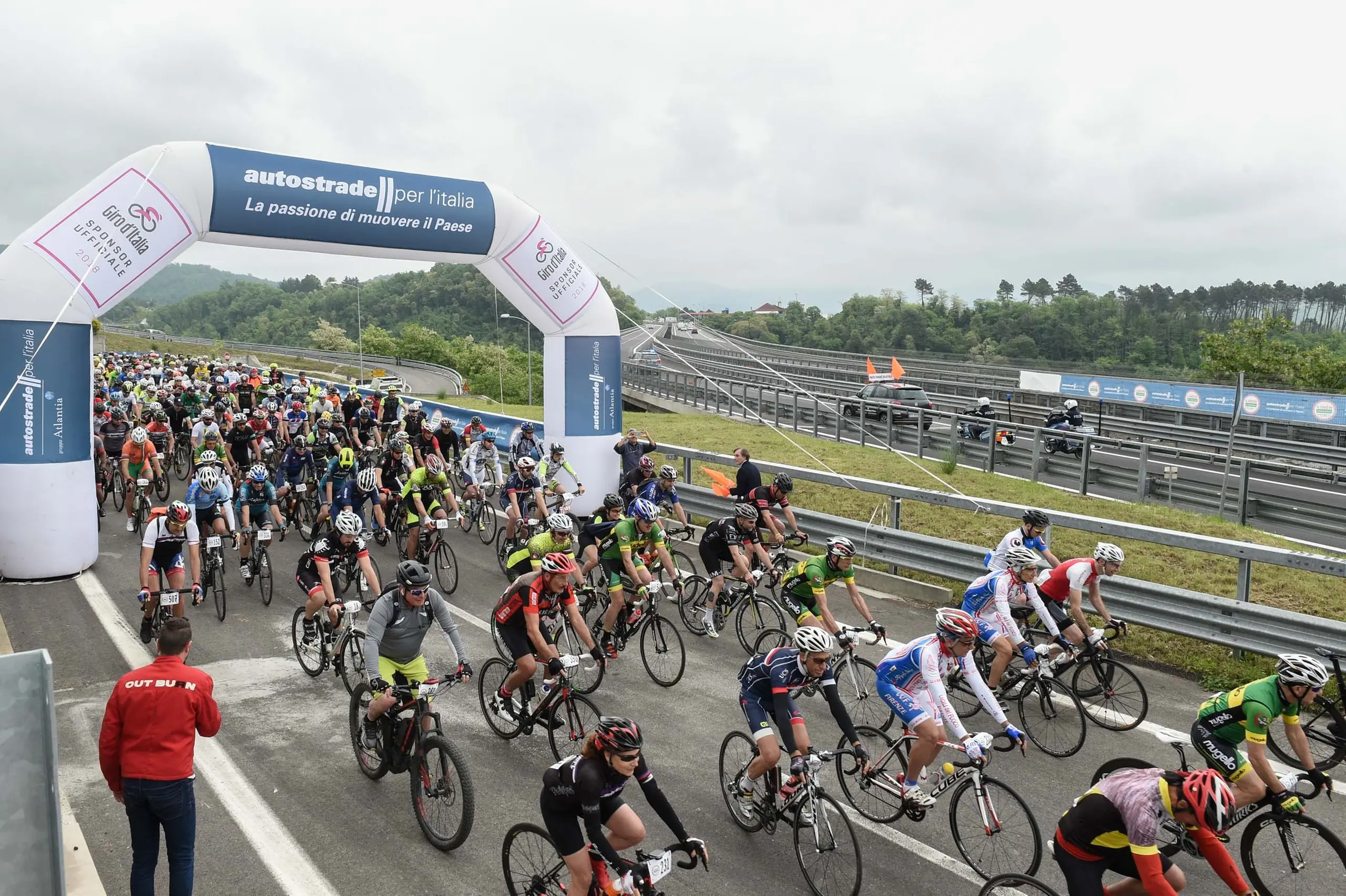 Giro d'Italia 2019, A1 l'iniziativa di Autostrade sulla 'panoramica'