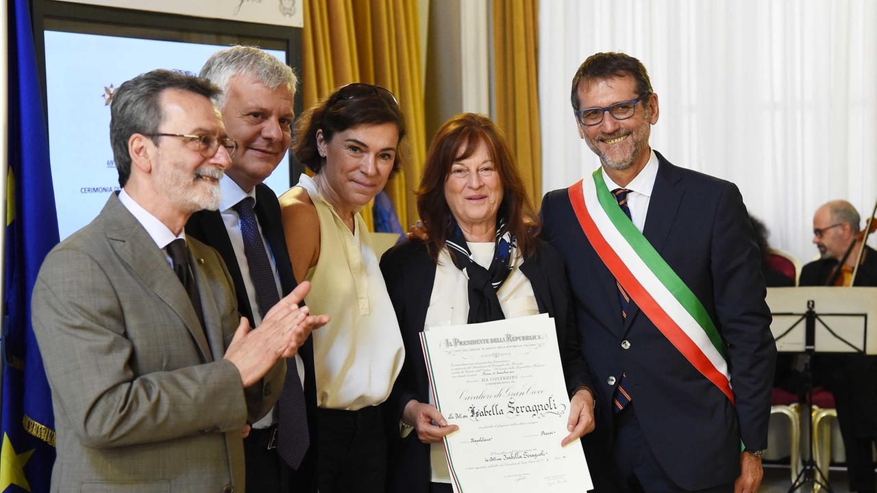 Isabella Seràgnoli cavaliere della Repubblica (foto Schicchi)