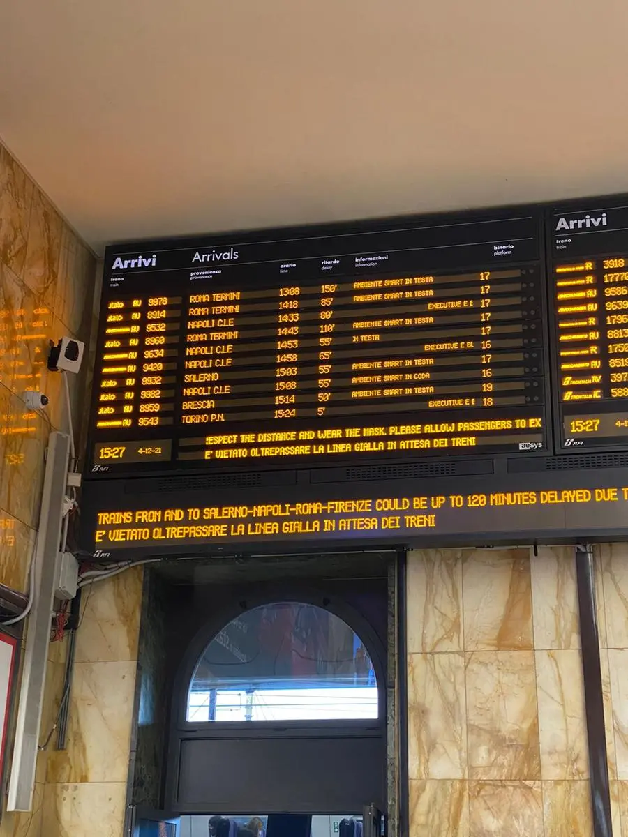 Caos ferroviario: treni in forte ritardo oggi anche a Bologna. Ecco perché