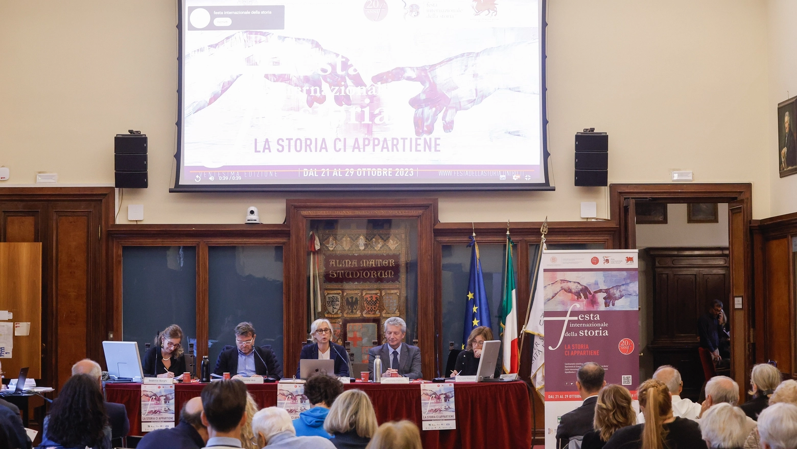 La presentazione della XX eizione della Festa internazionale della storia