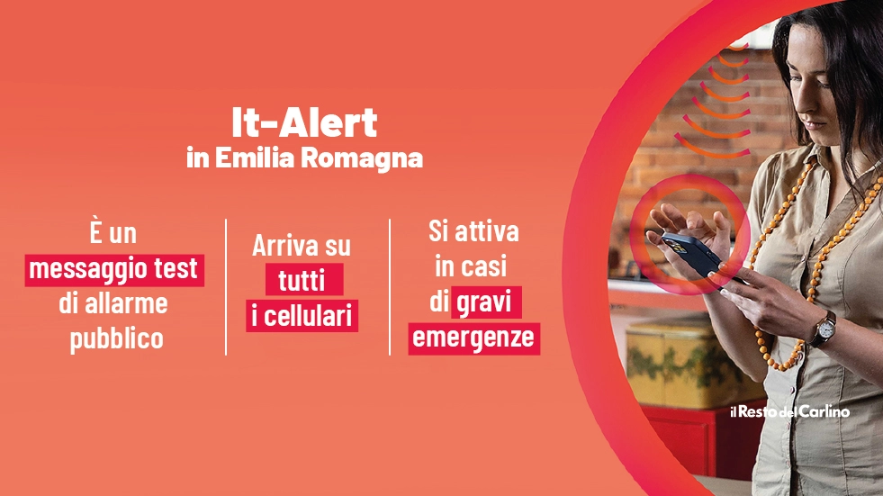 Il 10 luglio 2023 è il D-day: in Emilia Romagna arriva il messaggio di allarme It-Alert