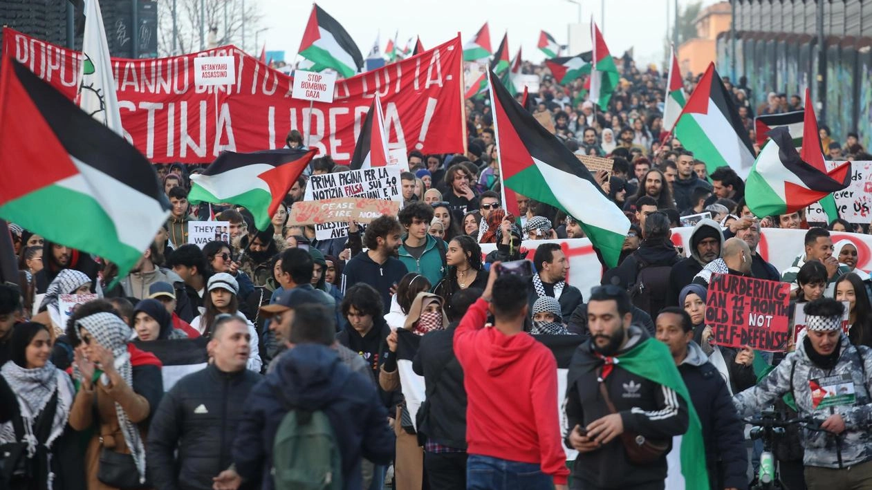 Una manifestazione per la Palestina libera
