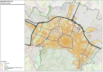 Bologna a 30 all’ora: ecco tutte le vie con il limite di velocità