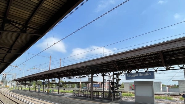 La stazione centrale di Reggio Emilia