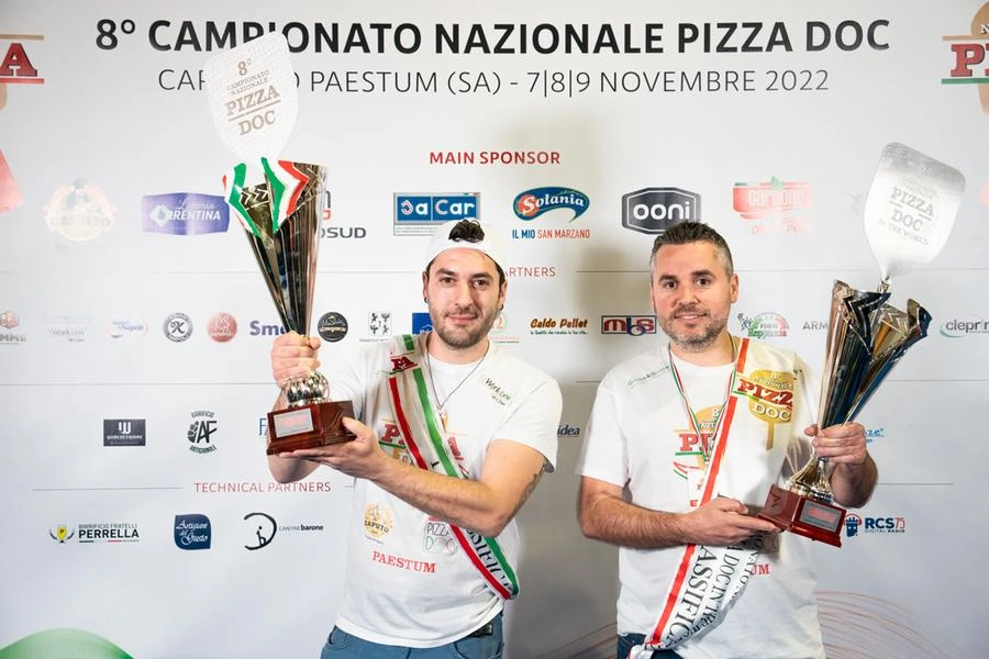 La premiazione dell'ottavo campionato di Pizza Doc