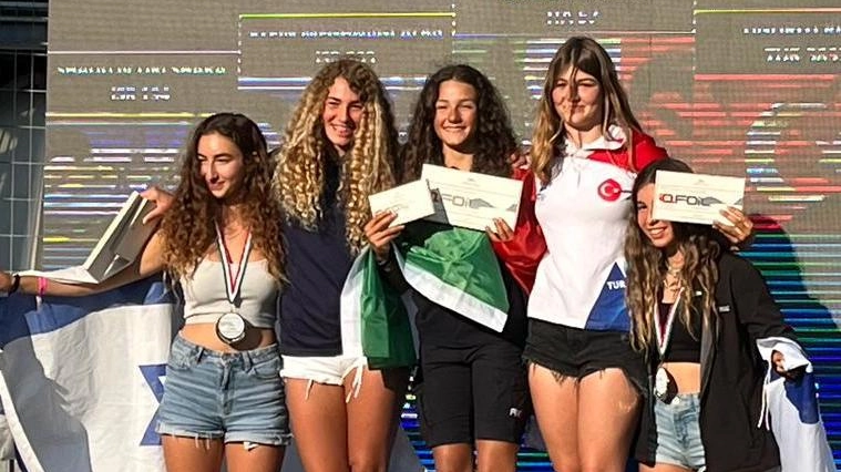 Medea con il windsurf sul tetto d’Europa   "Una doppia gara dal finale inaspettato"