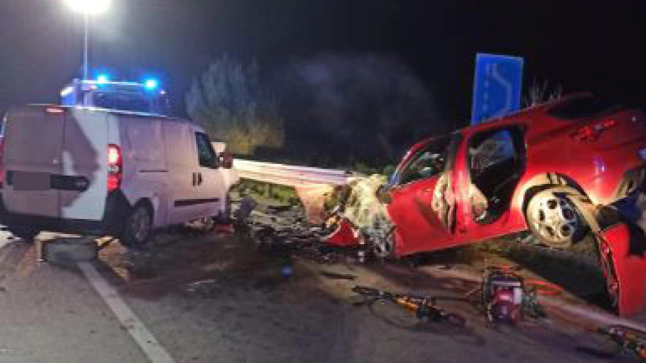 Un brutto incidente stradale, foto generica