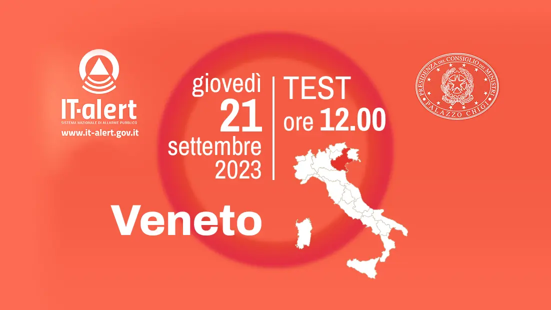 IT-alert Veneto, oggi il test: a che ora e come funziona