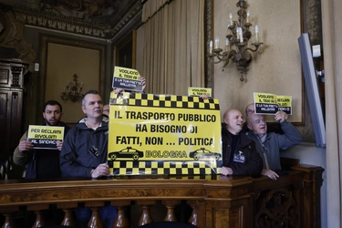 Bologna Città 30, la protesta dei taxi in Comune: “La misura è colma”