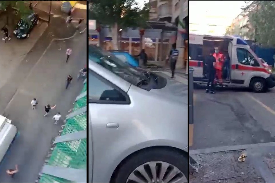 Rissa in stazione a Reggio Emilia: gli screenshot del video