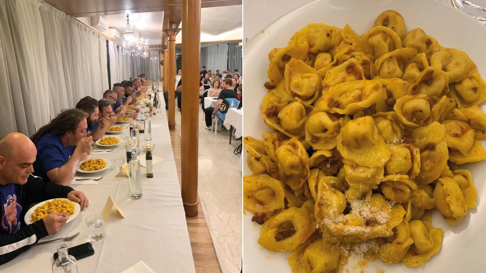 Mangiati nel complesso 37 chili di cappelletti