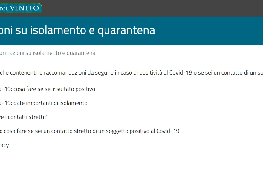 Veneto prenotazione tampone, informazioni su come fare