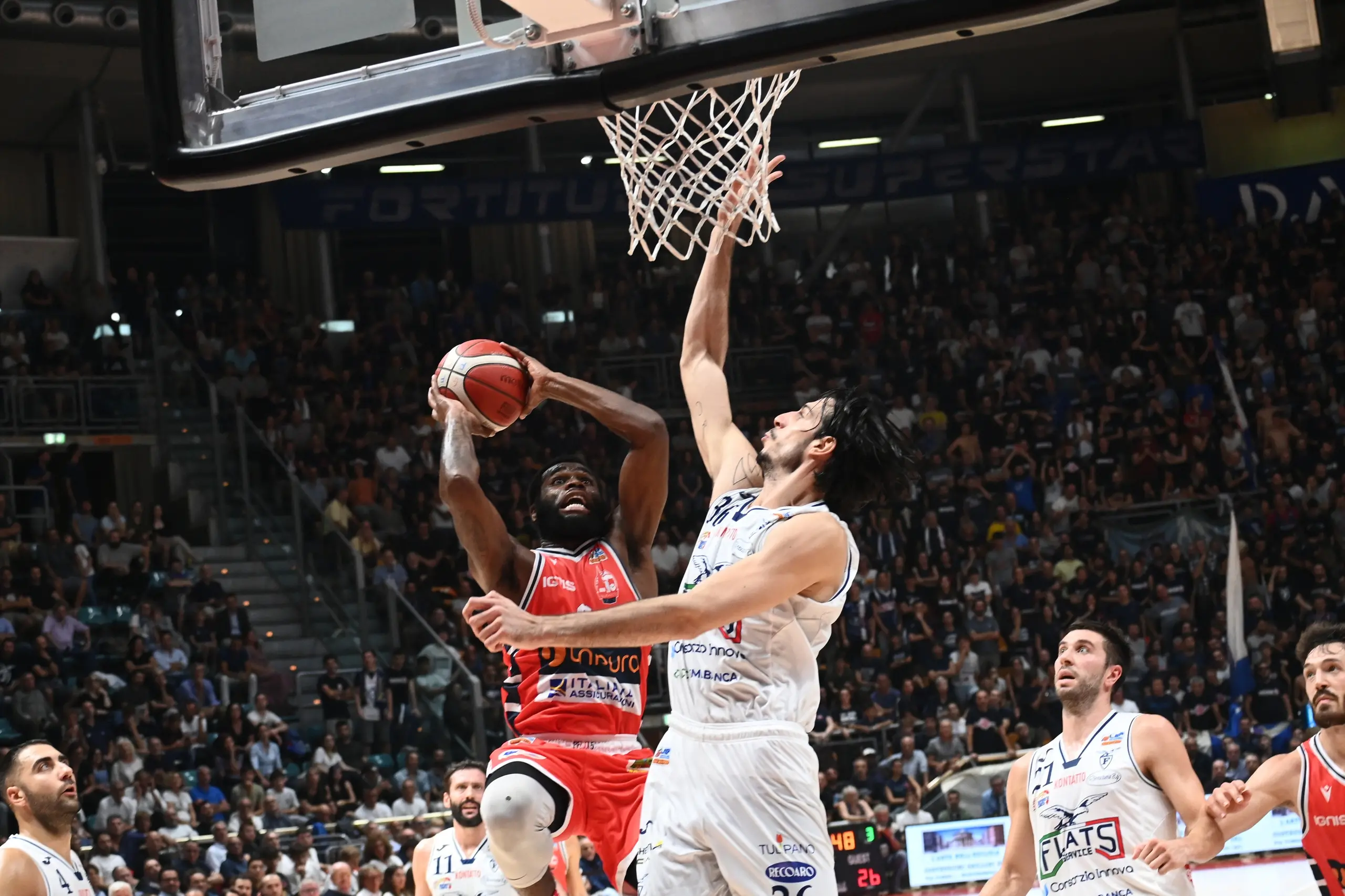 Bologna, Italia. 26th Sep, 2021. Campionato italiano basket serie A1 -  Fortitudo Kigili Bologna Vs. Unahotels Reggio