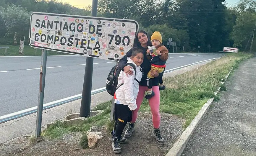 Ottocento km a piedi con due bambini piccoli