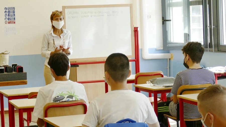 Maestra in classe (foto di repertorio)