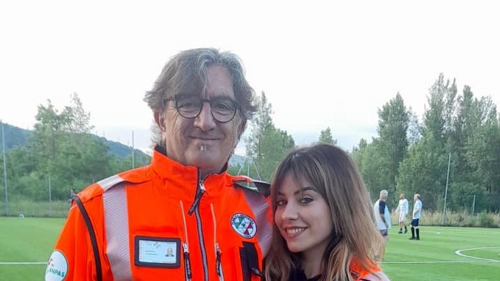 Silvia Ballotta e Mauro Minarini, i volontari che hanno assistito la donna