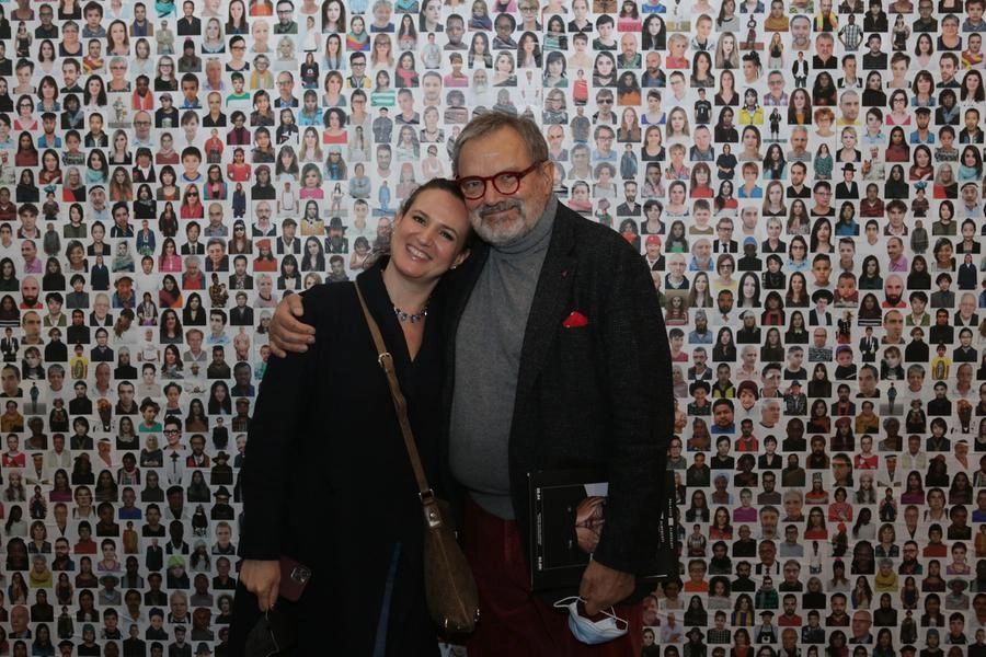 L'inaugurazione della mostra 'Oliviero Toscani. 80 anni da situazionista'