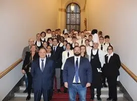 Delegazione dell’Alberghiero in visita alla Camera dei Deputati