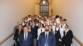 Delegazione dell’Alberghiero in visita alla Camera dei Deputati