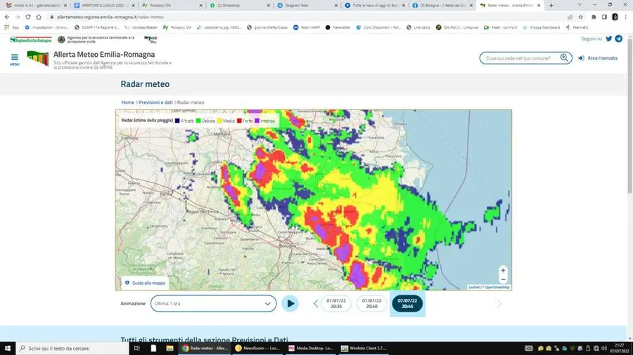 Allerta meteo in Emilia Romagna: temporali e grandine, ecco dove