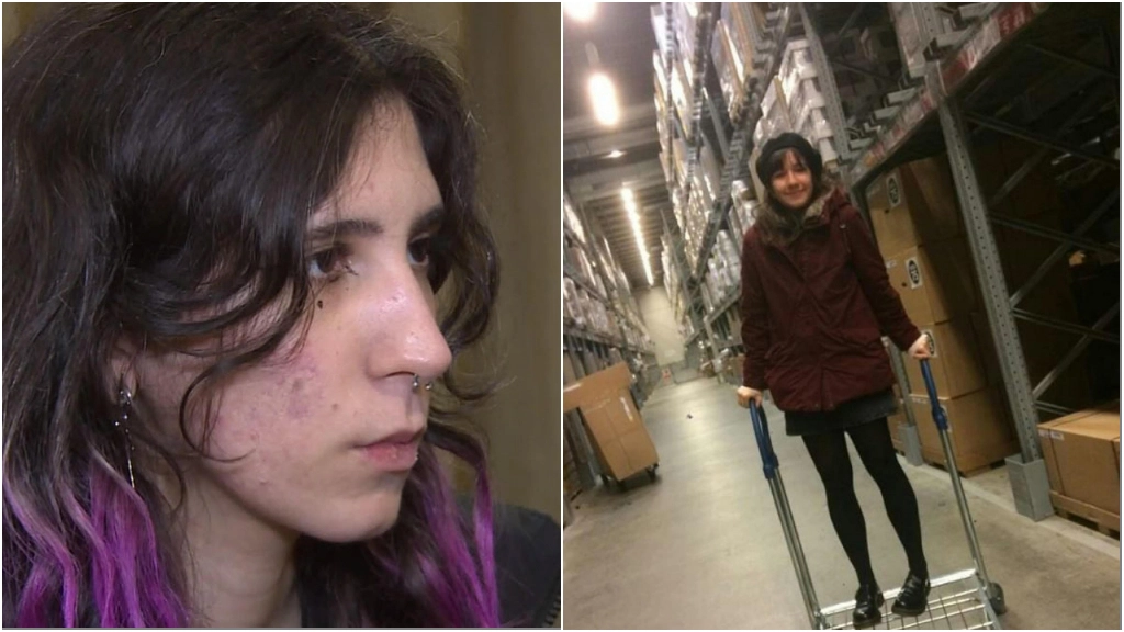 Elena Cecchettin e a sinistra la sorella Giulia scompara