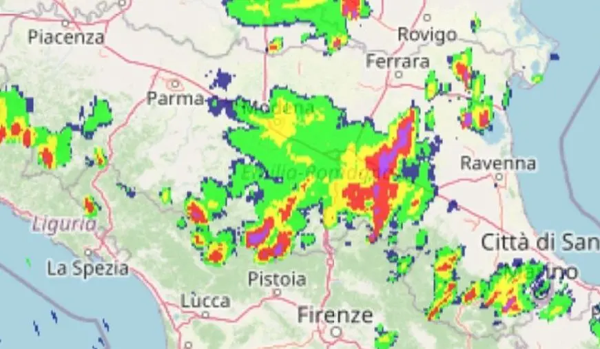 Grandine oggi in Emilia Romagna: ecco dove, nuova allerta meteo