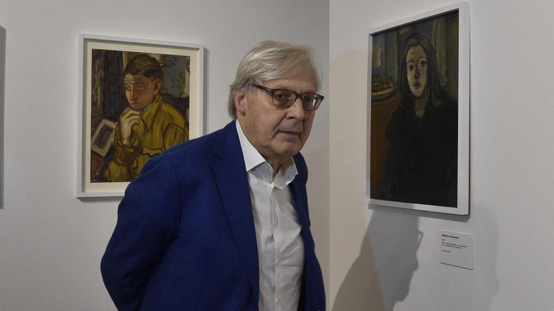 Vittorio Sgarbi, sottosegretario e critico d’arte, è indagato per riciclaggio di beni culturali (foto Calavita)