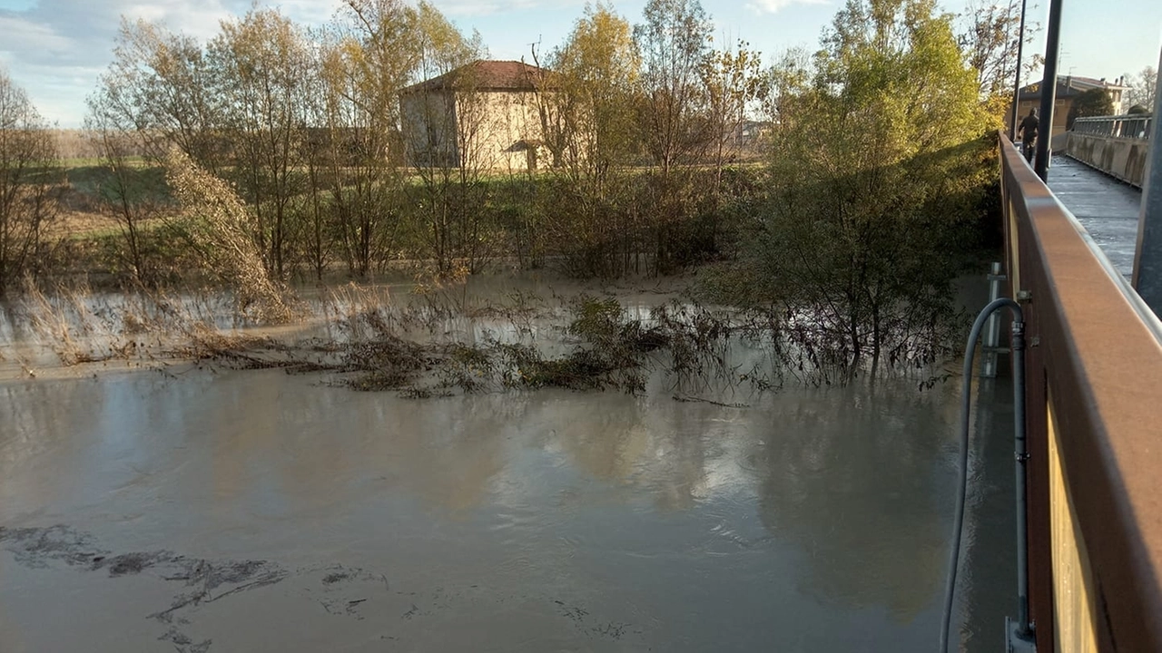 L'Enza al ponte di Sorbolo