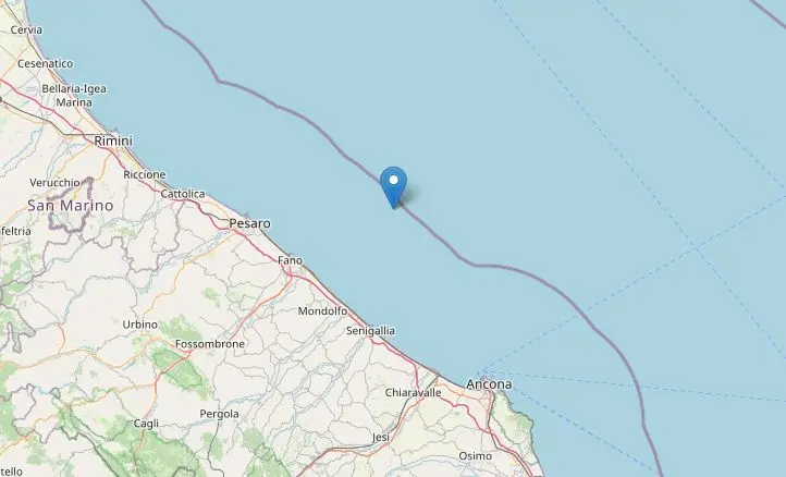 Terremoto oggi Pesaro: la terra trema a Pasqua, scossa 3.1 nel pomeriggio